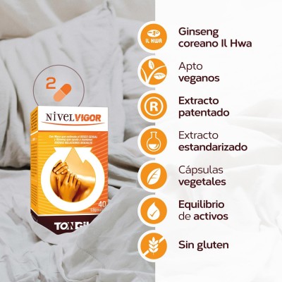 NIVELVIGOR 40 caps - Suplemento para el bienestar