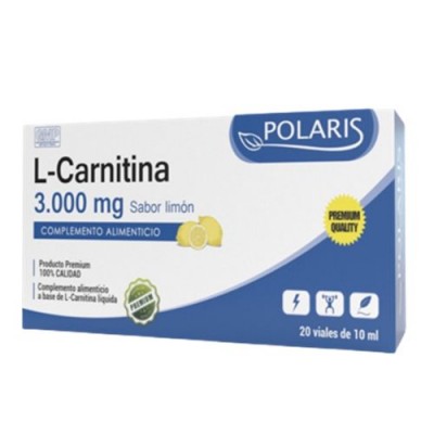 L-Carnitina Limón 3000 mg - 20 Viales Polaris