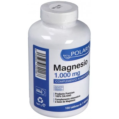 Magnesio 1000 mg 100 Tab Polaris - Compra Ahora
