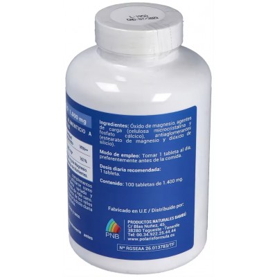 Magnesio 1000 mg 100 Tab Polaris - Compra Ahora