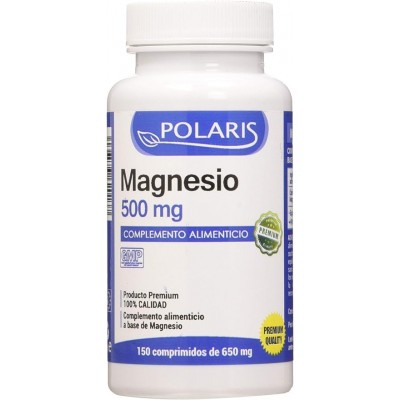 Magnesio 500 mg 150 Comp Polaris - Suplemento Nutricional