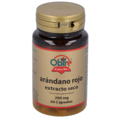 Arándano Rojo 200 mg 60 Cápsulas - Obire