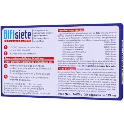 BIFISIETE 10 Sobres - Suplemento Intestinal