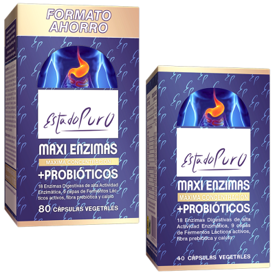 EP MAXI ENZIMAS + PROBIOTICOS 40 caps