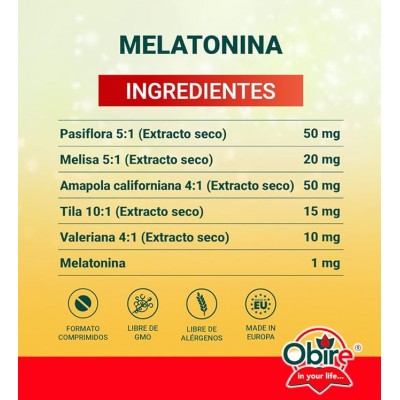 Melatonina Complex 1 mg - Suplemento para el Sueño