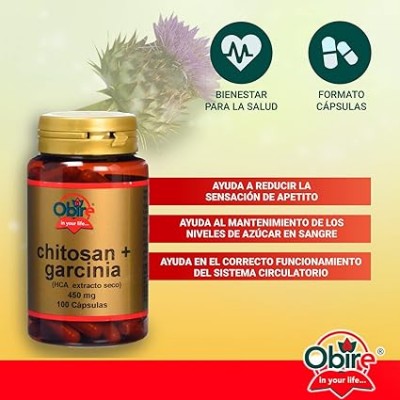 Chitosan Garcinia HCA 450 mg - 100 Cap Obire