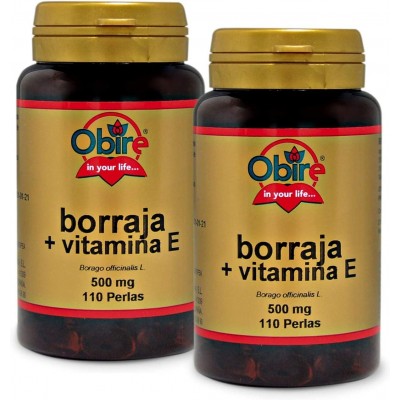 Borraja + Vitamina E 500 mg - Obire