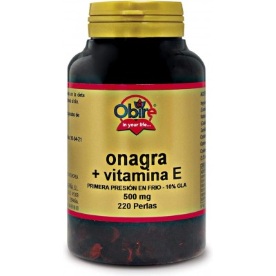 Onagra 500 mg 220 Perlas Obire - Suplemento Natural