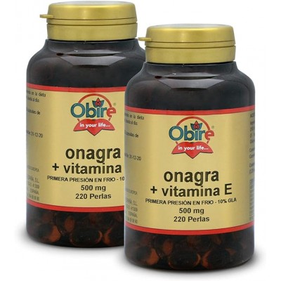 Onagra 500 mg 220 Perlas Obire - Suplemento Natural