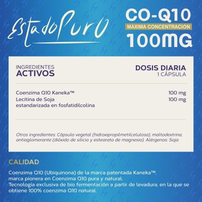 EP Coenzima Q10 100 mg - Suplemento Energético