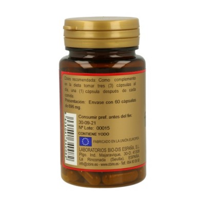 Fucus 500 mg 60 Cápsulas Obire - Suplemento Natural