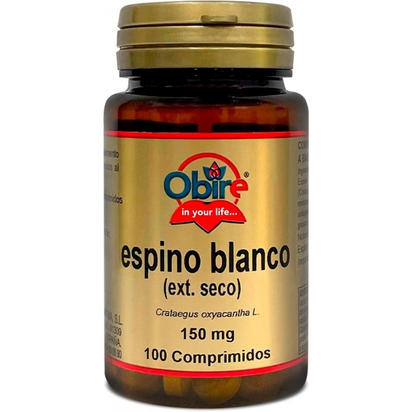ESPINO BLANCO 150 MG EXT SECO 100 COMP OBIRE