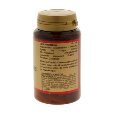 Glucomanana 500 mg 100 Cap Obire - Suplemento Natural