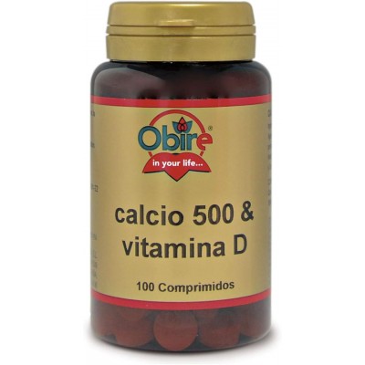 Calcio 500 + Vitamina D 100 Comp Obire