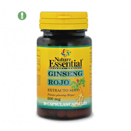 GINSENG ROJO EXT SECO 500 MG 50 CAP