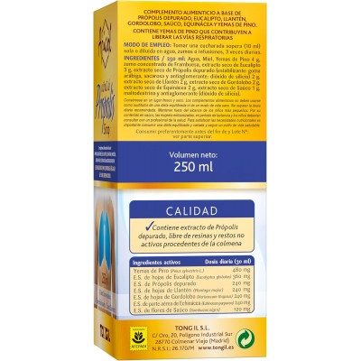 Apicol Jarabe Extracto Própolis 250 ml - Suplemento Natural