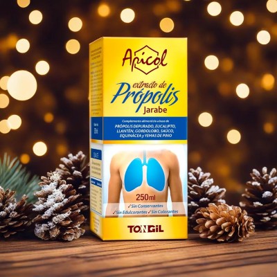 Apicol Jarabe Extracto Própolis 250 ml - Suplemento Natural