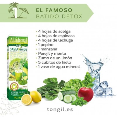 AKTIDRENAL SAVIA VERDE 250 ml - Suplemento Nutritivo