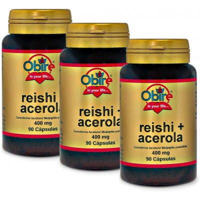 Reishi Acerola 400 mg 90 Cap - Obire