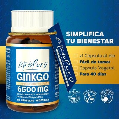 EP Ginkgo 6500 mg - Suplemento Natural