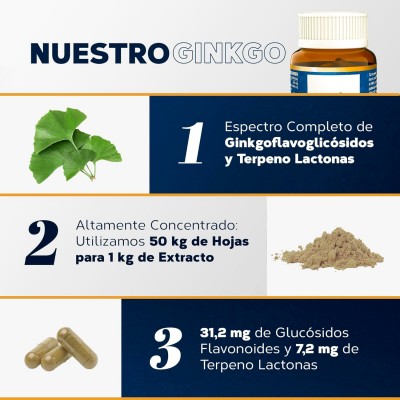 EP Ginkgo 6500 mg - Suplemento Natural