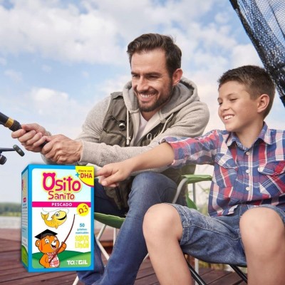 Osito Sanito Pescado Omega 3 - 50 Gominolas