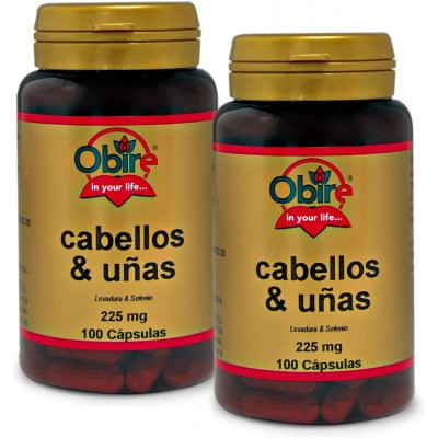 Cabelos y Uñas 225 mg - Suplemento Obire