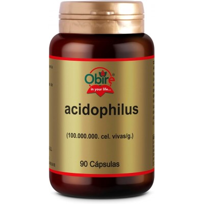 Acidofilus 400 mg 90 Cap Obire - Suplemento Digestivo