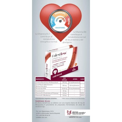 Colestless Complex Lev. Roja 465 mg - Suplemento