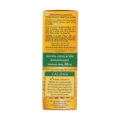 Apicol Polen Abierto 60 ml - Complemento Nutritivo
