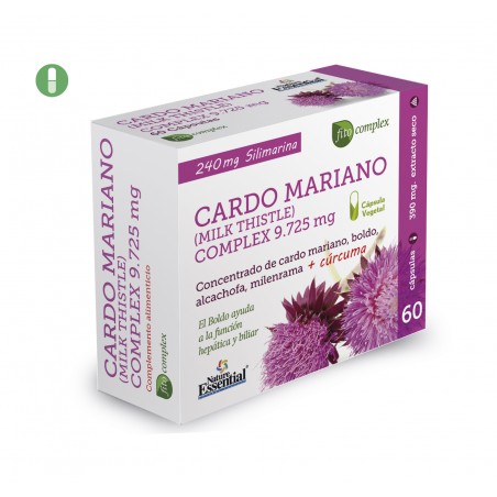 CARDO MARIANO COMPLEX 9725 MG 60 CAP NATURE ESSENT