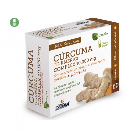 CURCUMA COMPLEX 10000 MG JENGIBRE PIMIENTA 60 CAP