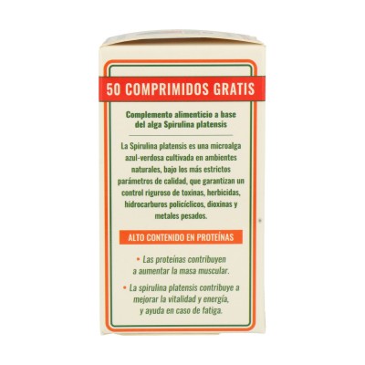 Spirulina 300 Comp: Suplemento Nutricional Natural