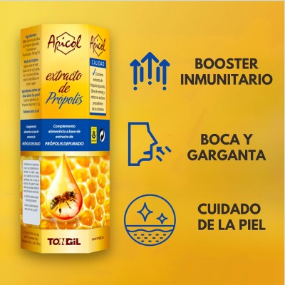 APICOL Extracto de Própolis 60 ml - Suplemento Natural