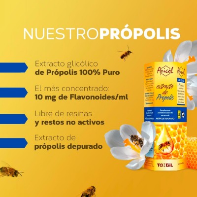 APICOL Extracto de Própolis 60 ml - Suplemento Natural