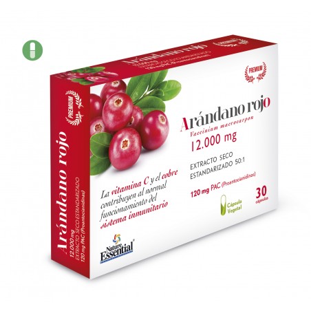 ARANDANO ROJO EXT SECO 12000 MG PAC 30 CAP