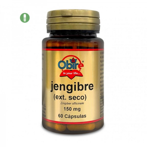 JENGIBRE EXT SECO 150 MG  60 CAP