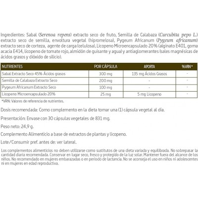 Prostaterum Complex 625 mg - Suplemento Natural