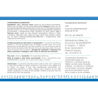 OSEOVITAL 861 MG - Suplemento Natural para Huesos