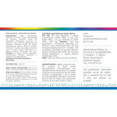 Dinafen Infantil 250 ml - Complemento Alimenticio