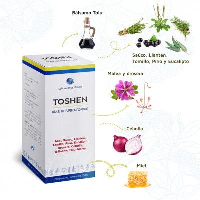 TOSHEN 150 ML - Jarabe Complementario Natural