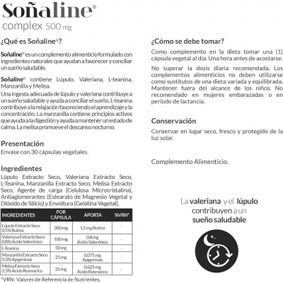 Soñaline Complex 500 mg - Bienestar Natural