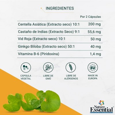 Centella Asiática Complex 2500 mg - Suplemento Natural