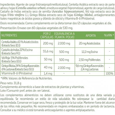 Centella Asiática Complex 2500 mg - Suplemento Natural