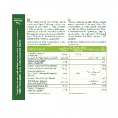 Moringa Complex 4000 mg - Suplemento Natural