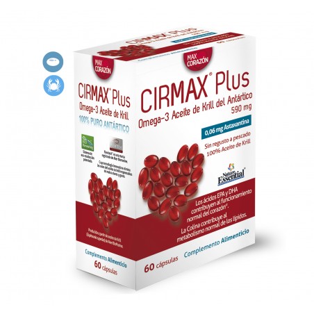 CIRMAX KRILL OIL 590 MG 60 PERLAS NATURE ESSENTIAL