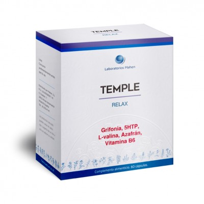Temple 590 MG 60 Cap - Suplemento Nervioso