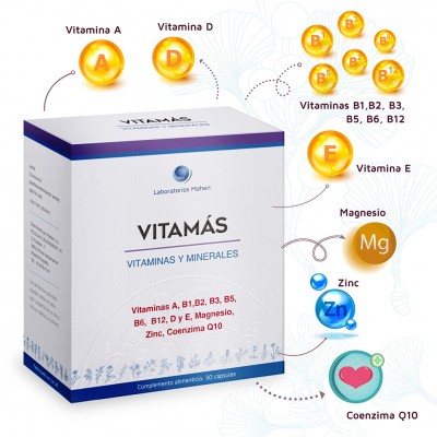 VITAMAS 827 MG 30 CAP - Suplemento Multivitamínico