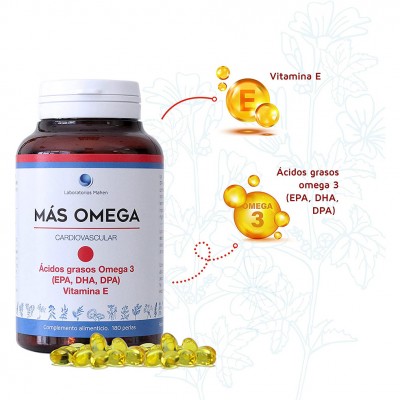 MAS OMEGA 650 MG 180 PERLAS - Suplemento Omega 3