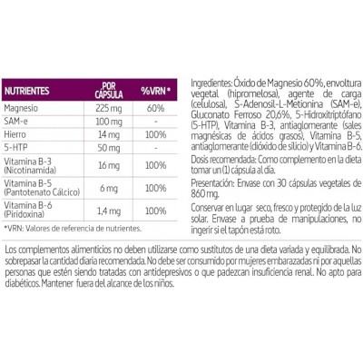 Same Triptofano Magnesio 410 mg - 30 Cápsulas